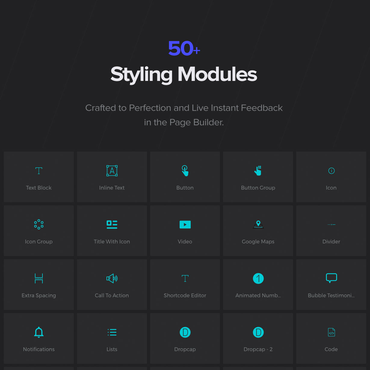 50+ modules de style
