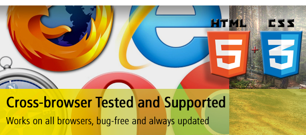 Cross Browser testé et pris en charge