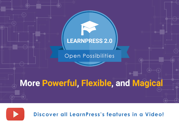 LearnPress 2.0: plus puissant, flexible et magique