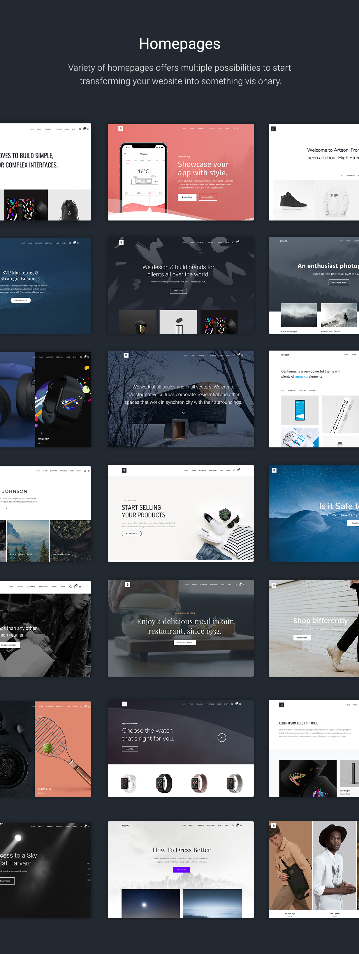 Arteon - Thème WordPress multi-usage