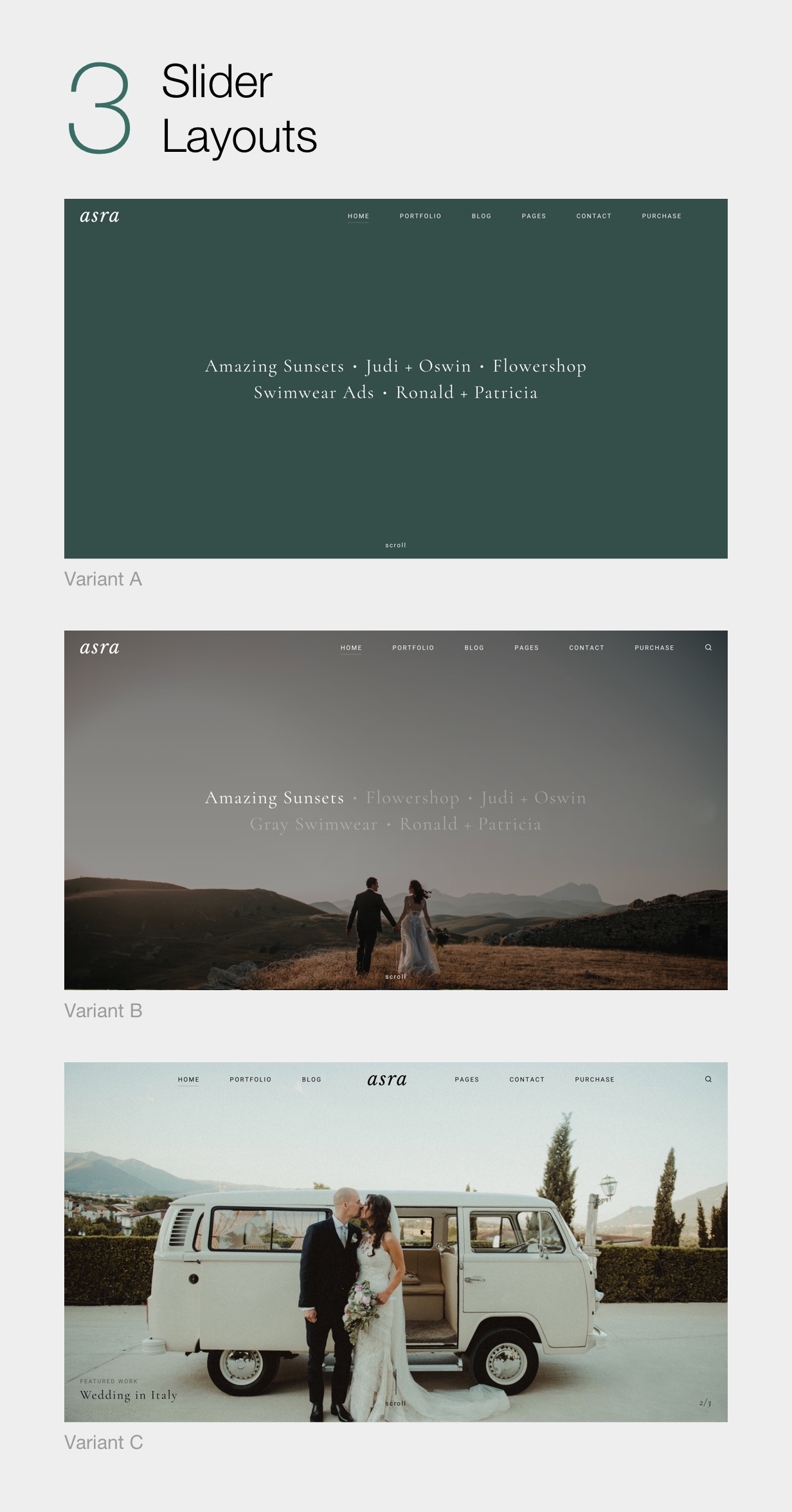 Asra - Thème WordPress pour portfolio de photos minimaliste - 6