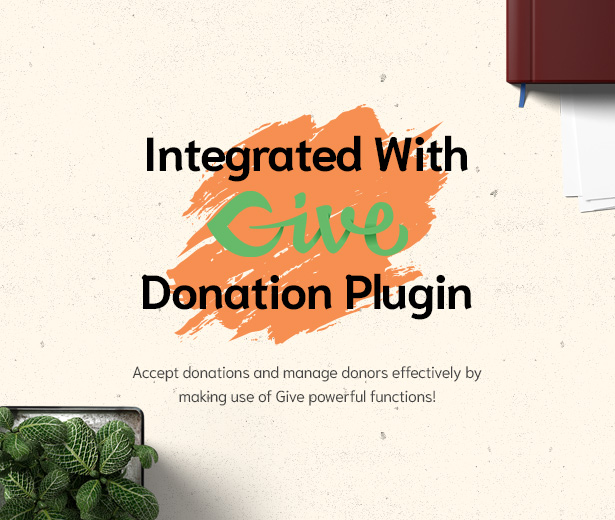 Givelove WordPress thème de la charité et du crowdfunding sans profit intégré au plugin Give Donation