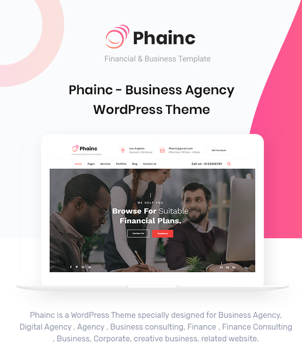 Thème WordPress Phainc