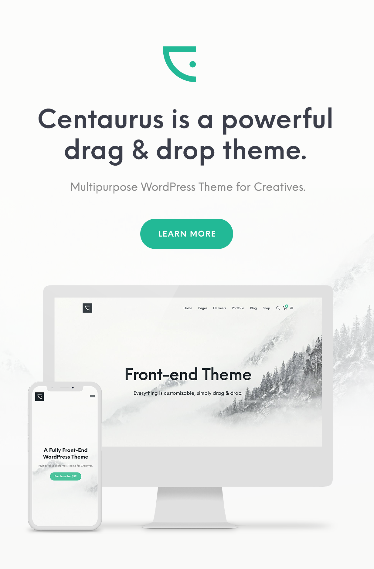 Centaurus - Thème WordPress polyvalent créatif