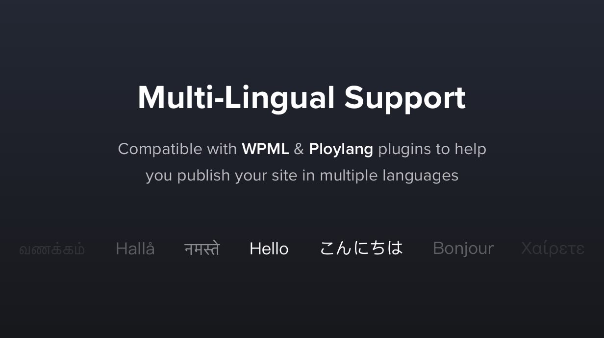 Traduisible et multilingue