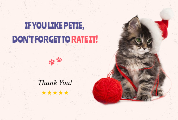 Petie - Thème WordPress pour centre de soins pour animaux de compagnie et médecine vétérinaire Achetez Petie maintenant