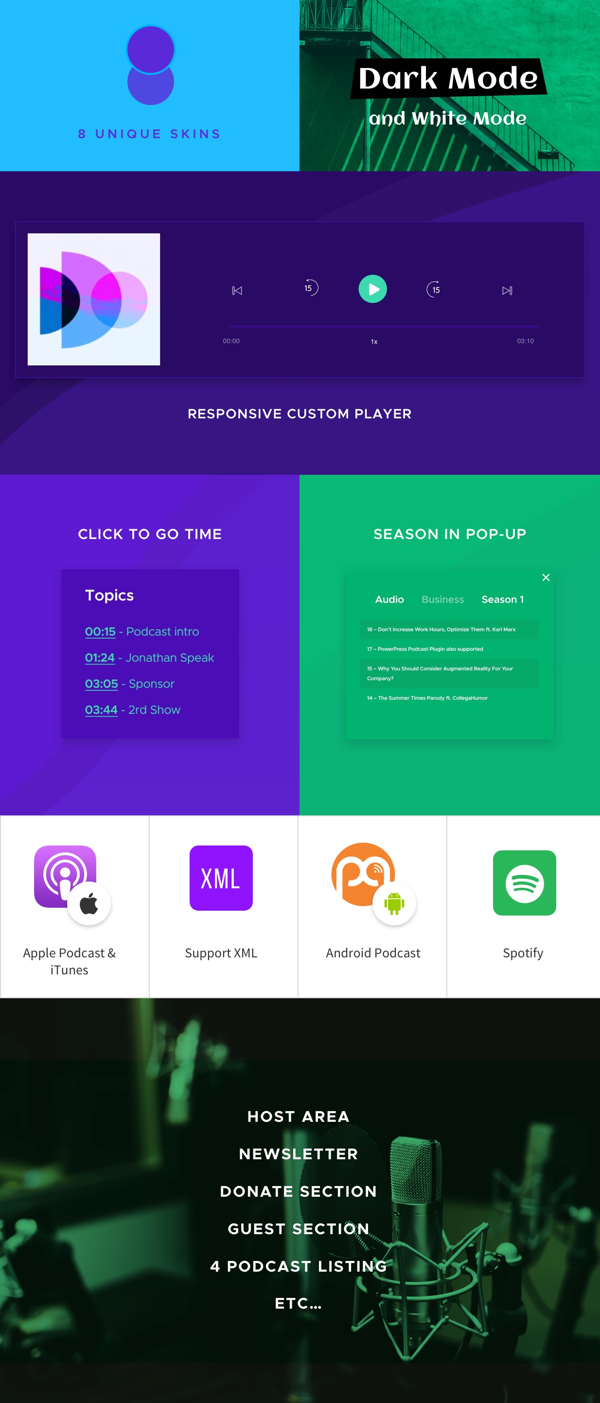 Fastcast - Thème WordPress pour podcast - 3