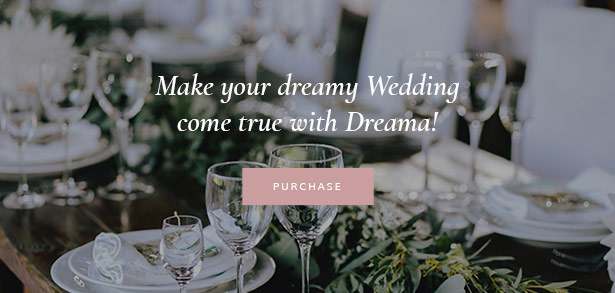 Dreama Amazing Engagement & Wedding Planner Thème WordPress