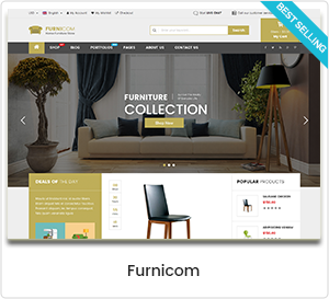Furnicom - Magasin de meubles et design d'intérieur Thème WordPress WooCommerce