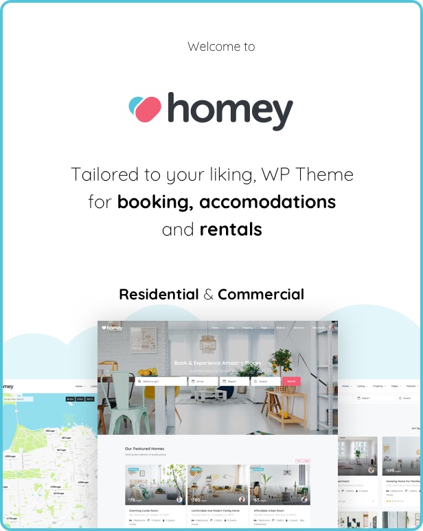 Homey - Thèmes WordPress pour réservations et locations - 4
