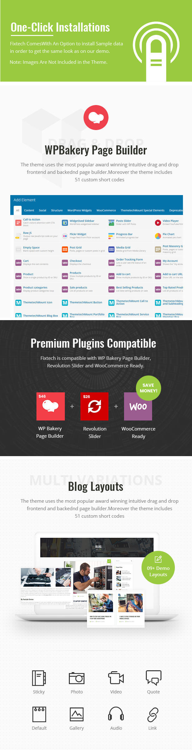 Thème WordPress Fixtech