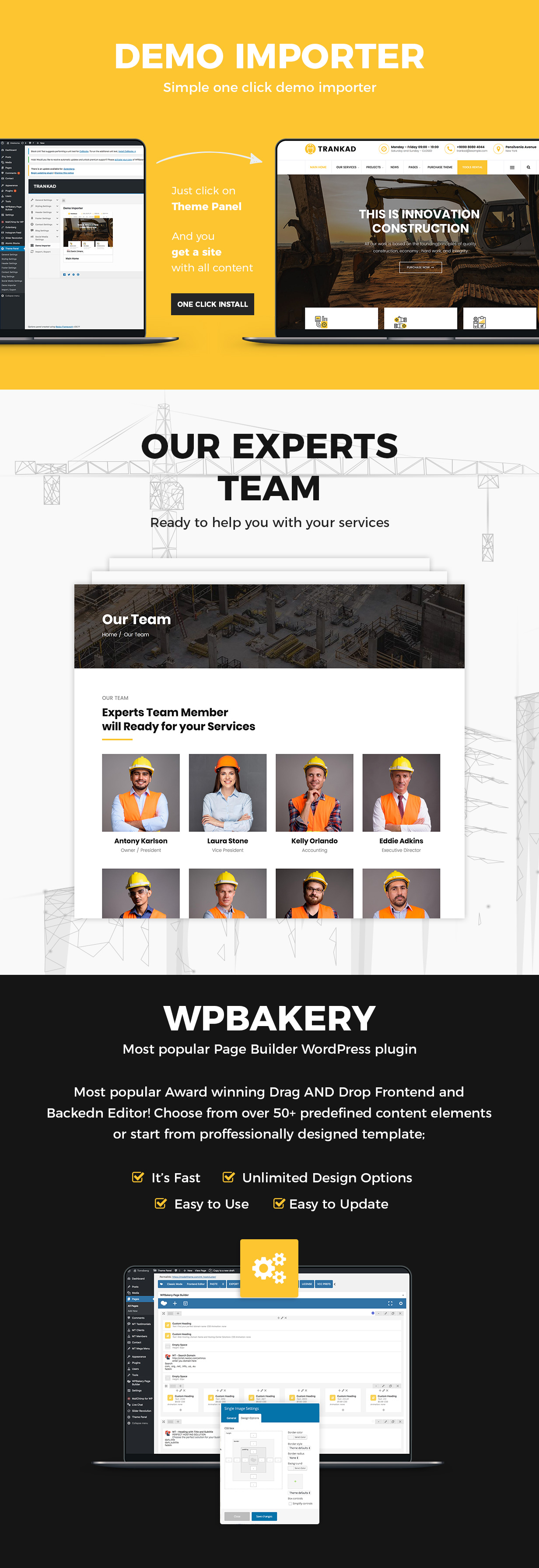 Trankad - Thème WordPress pour la construction - 9