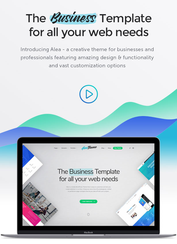 Alea - Thème WordPress pour entreprise multi-usage - 2