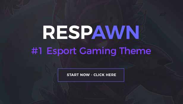 Respawn - Esports Gaming Thème WordPress - 3