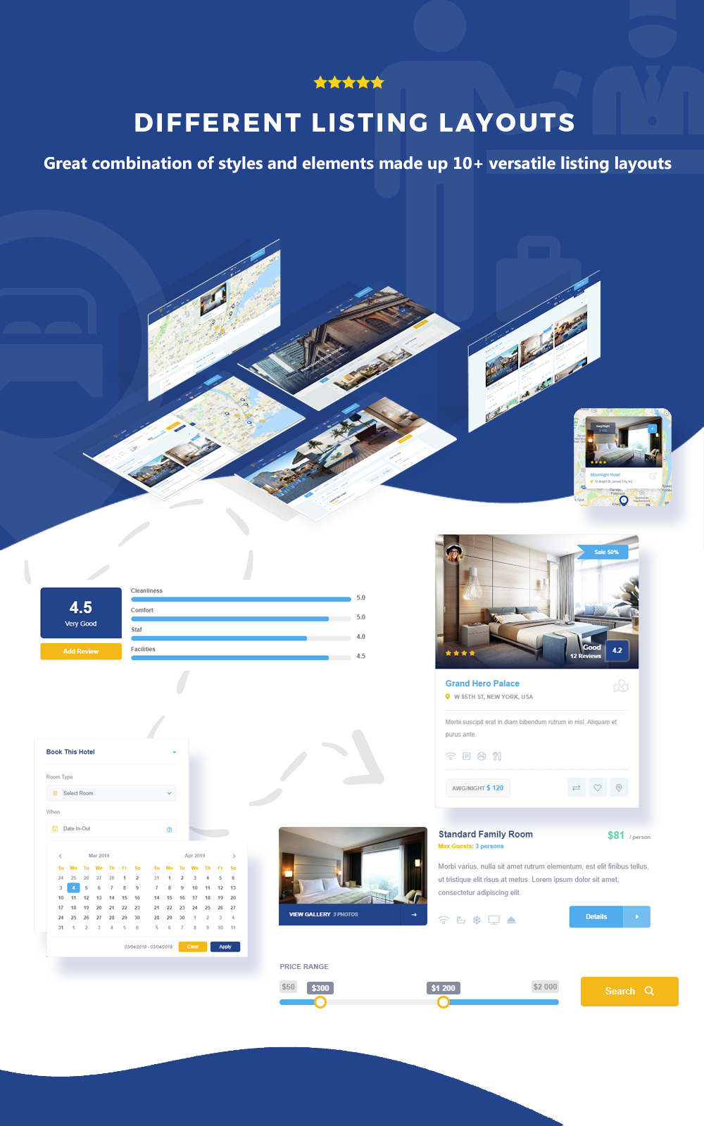 EasyBook - Liste et liste des thèmes WordPress - 6