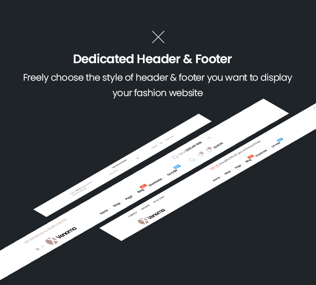 Handy Header & Footer Builder Thème WordPress pour WordPress dans le thème Venoma