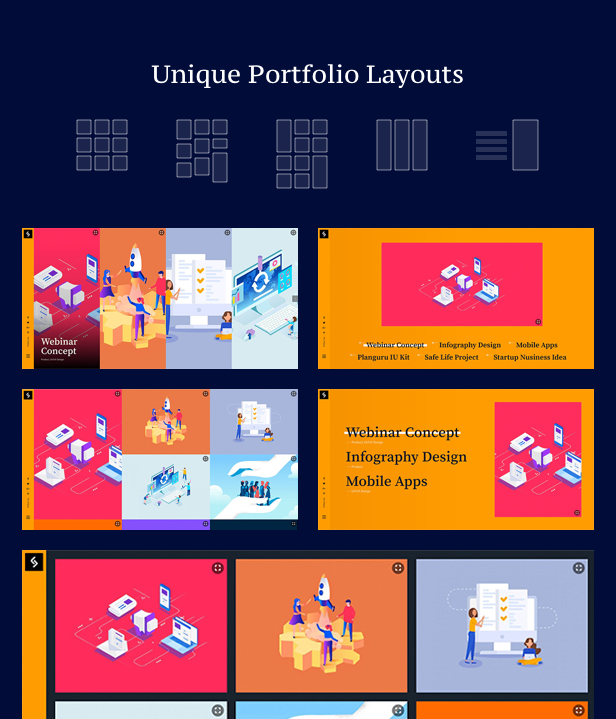 création personnelle portfolio Thème WordPress