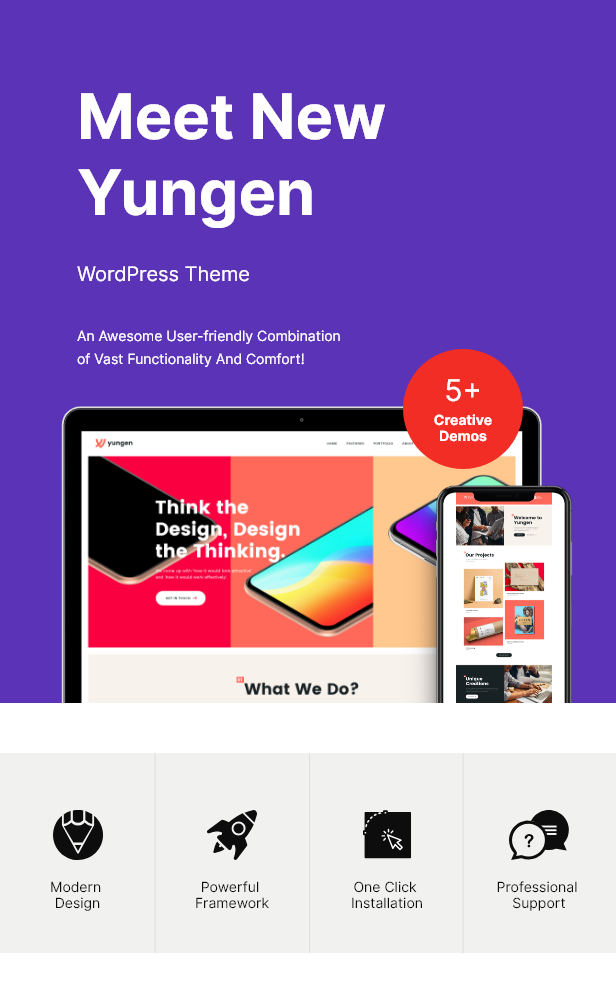 Yungen | Thème WordPress pour l'agence numérique moderne - 1