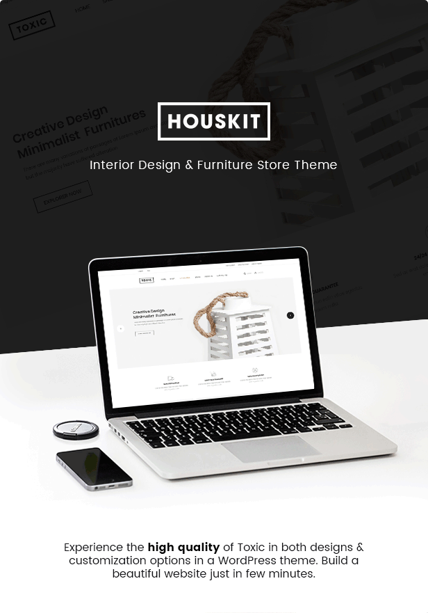 Houskit - Thème WordPress pour l'ameublement et la décoration d'intérieur 