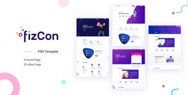 Fizcon – Modèle PSD pour événements, réunions, conférences Theme Division