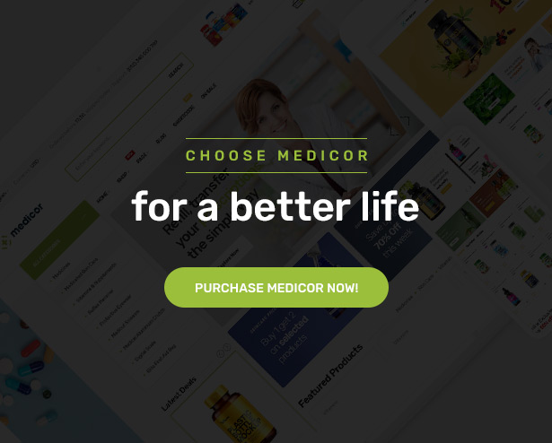 Médicament - Médecine clinique et pharmacie Thème WordPress WooCommerce