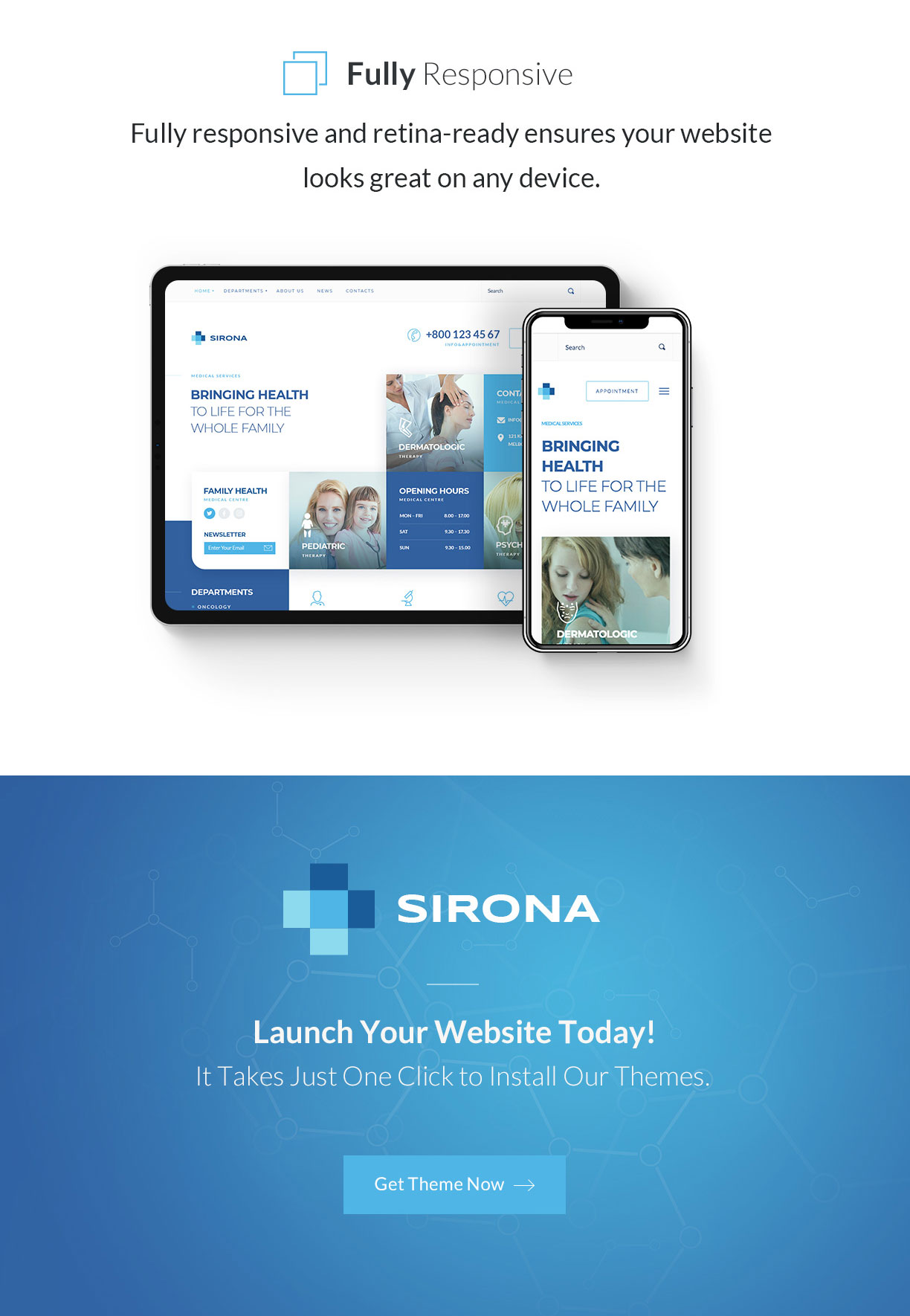 Sirona | Thème WP médical et santé pour Elementor - 7