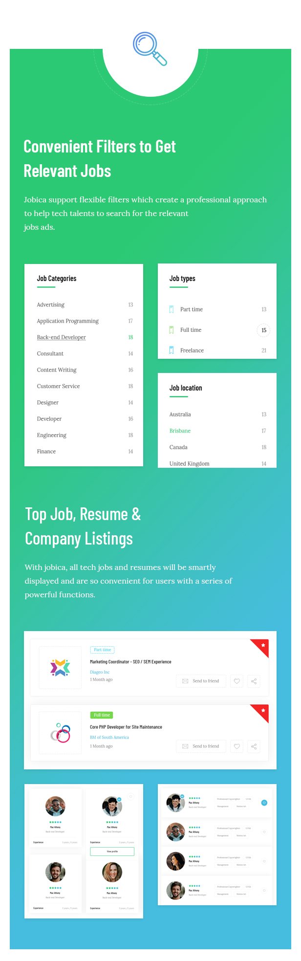 Jobica - Thème WordPress Elementor IT Job Board - 3