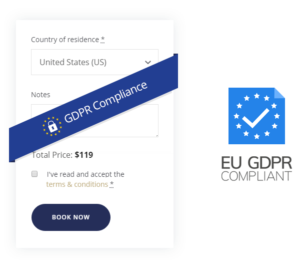 Conformité avec le GDPR