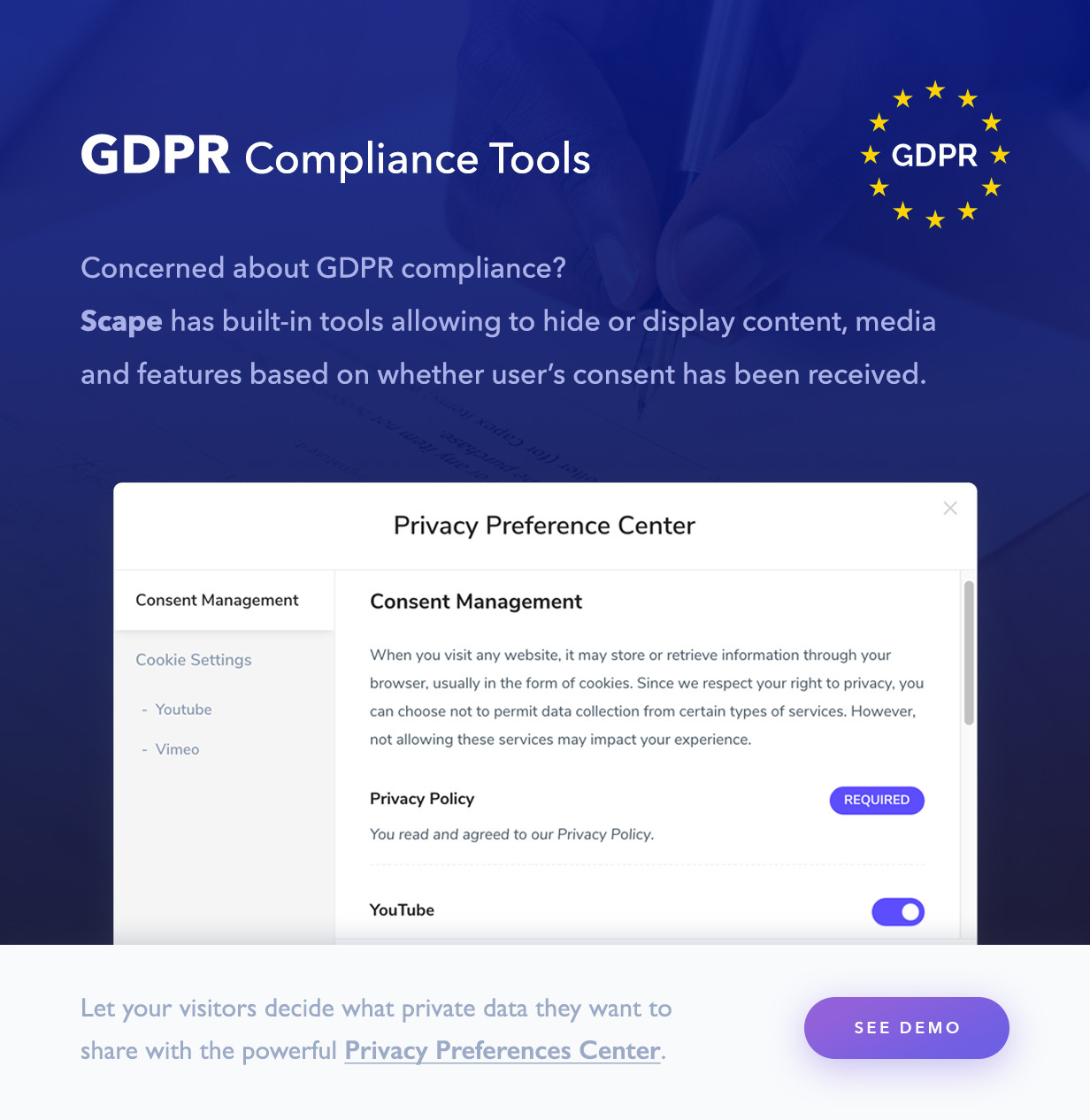 Outils de conformité GDPR