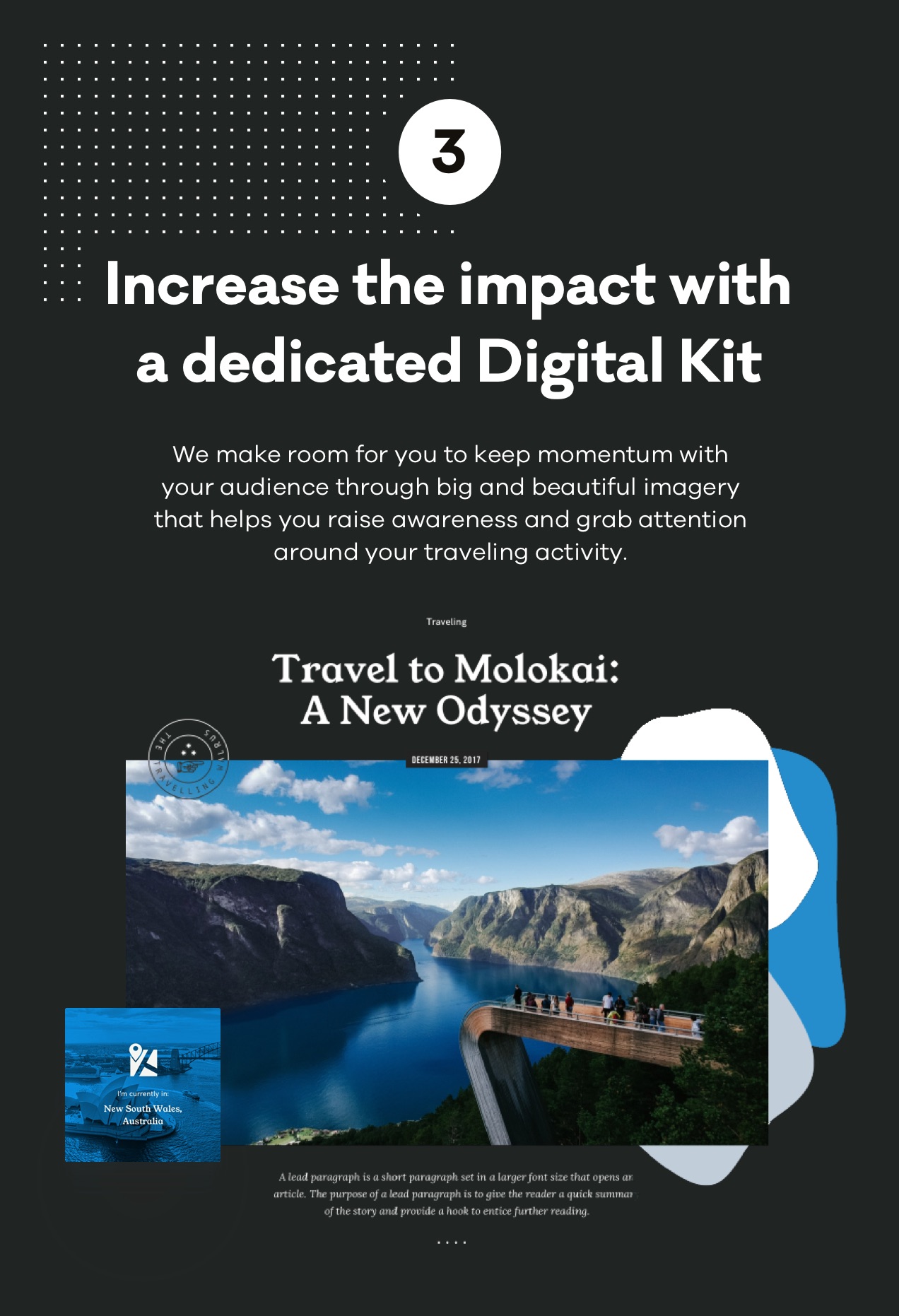 Augmentez l'impact avec un kit numérique dédié