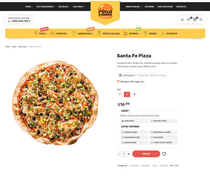 Lafka - Thème WooCommerce pour Burger Pizza - Livraison rapide - Restaurant - 5