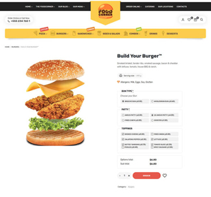 Lafka - Thème WooCommerce pour Burger Pizza - Livraison rapide - Restaurant - 6