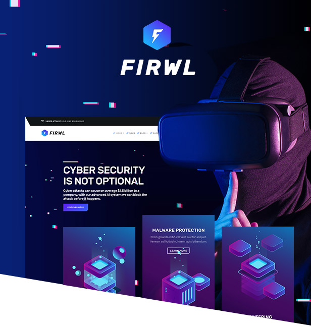 Firwl - Thème WordPress - Cyber ​​Sécurité - 1