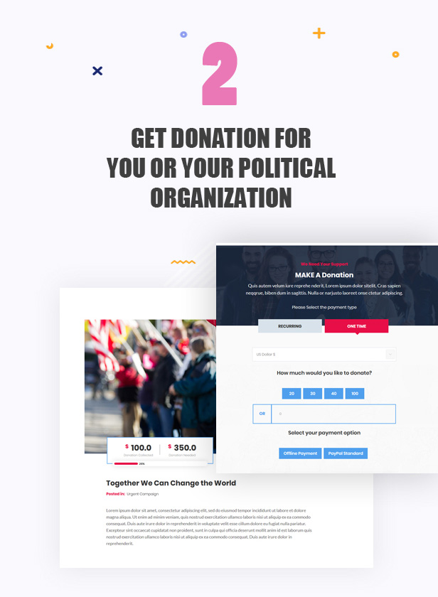 Actavista - Un thème WordPress politique réactif pour les politiciens et les organisations - 4