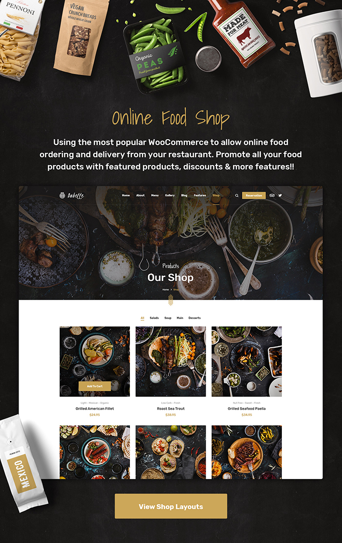 Babette - Thèmes WordPress pour restaurants et bars - 7