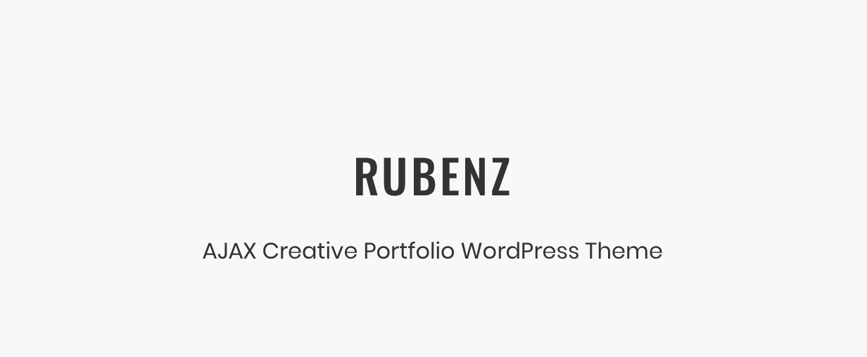 Rubenz - Portfolio créatif Thème AJAX WordPress - 4