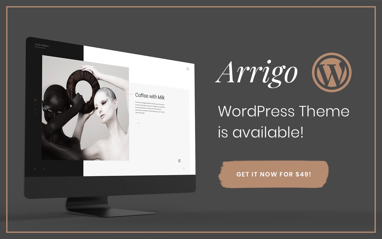 Arrigo - Un modèle HTML5 contemporain pour les créations - 4