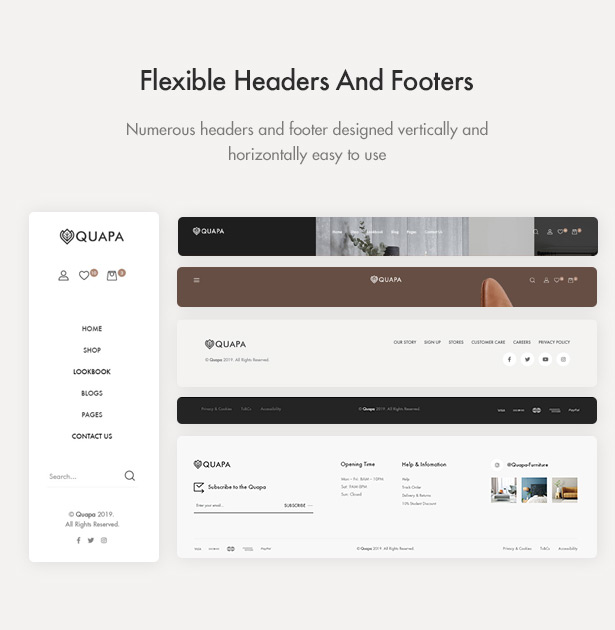 Quapa - Thème WordPress WooCommerce pour meubles