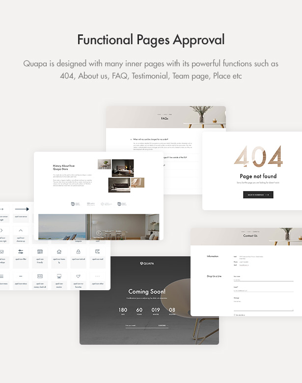 Quapa - Thème WordPress WooCommerce pour meubles