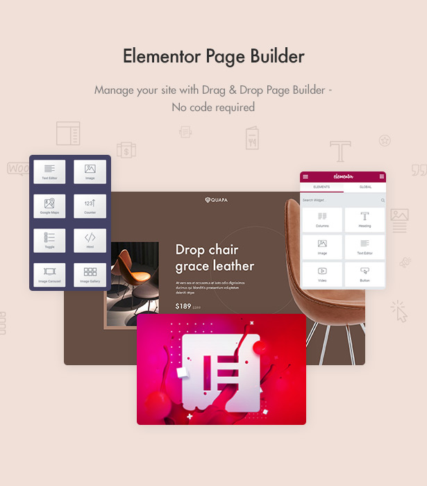 Quapa - Thème WordPress WooCommerce pour meubles