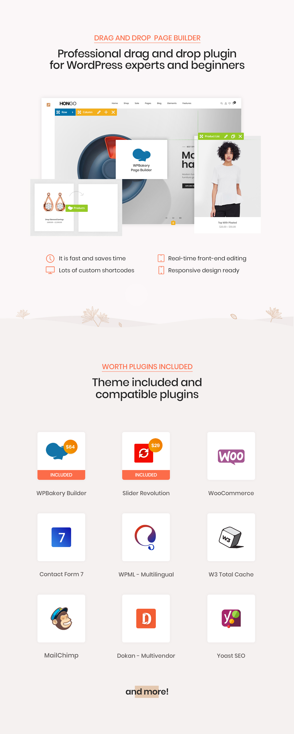 Hongo - Thème WordPress WooCommerce moderne et polyvalent