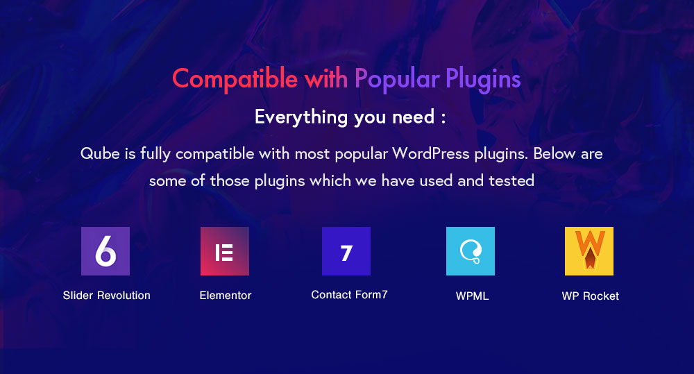 Compatible avec les plugins populaires