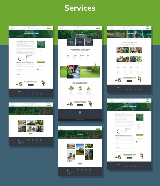 Acacio - Aménagement paysager et jardinage WordPress - 3