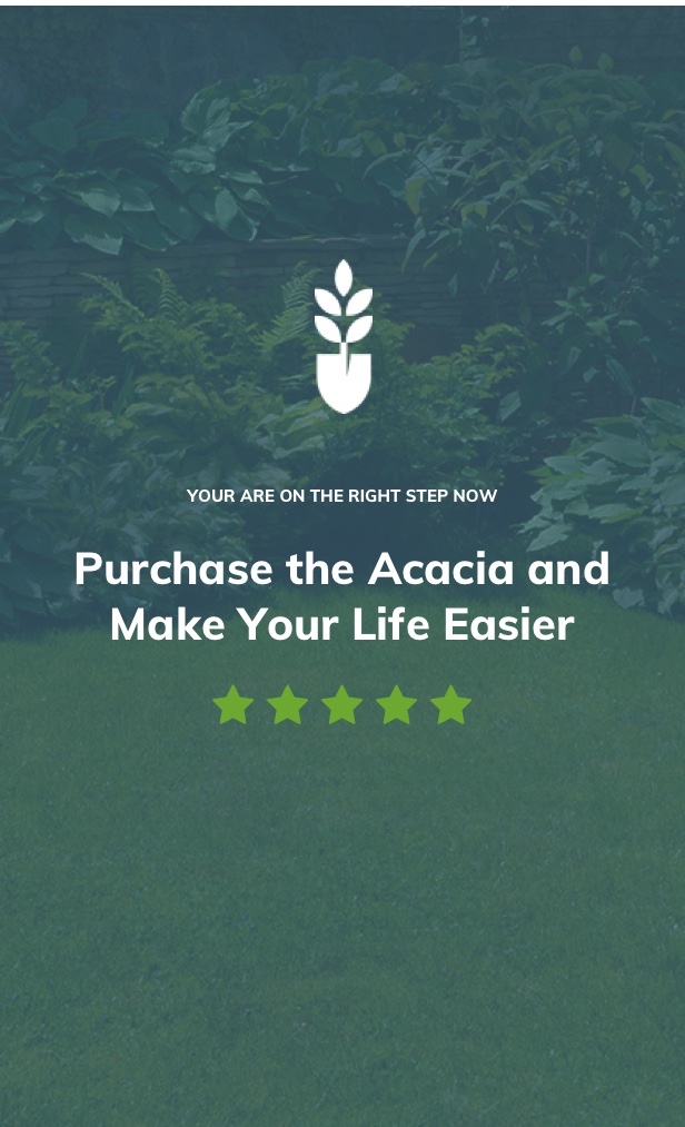 Acacio - Aménagement paysager et jardinage WordPress - 13