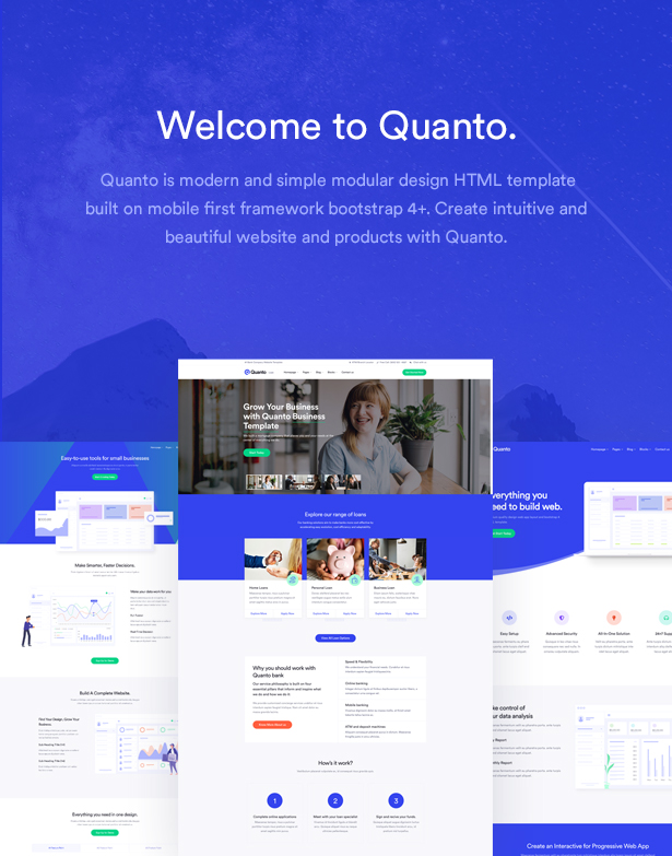 quanto creative polyvalent responsive html template