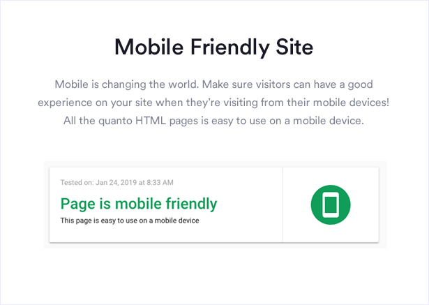 site mobile convivial quanto