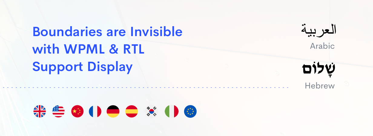 Support RTL, site multilingue