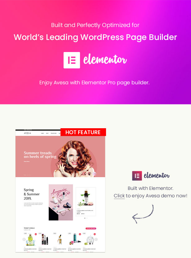 Avesa - Thème WordPress Beauty Store pour WooCommerce - Elementor Page Builder