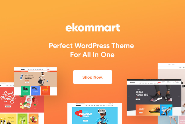 ekommart - Thème WordPress e-commerce tout-en-un