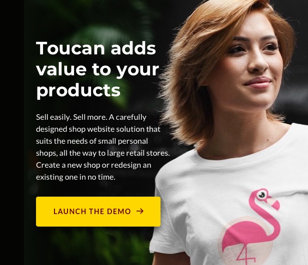 Toucan - Thème WooCommerce pour la boutique WordPress